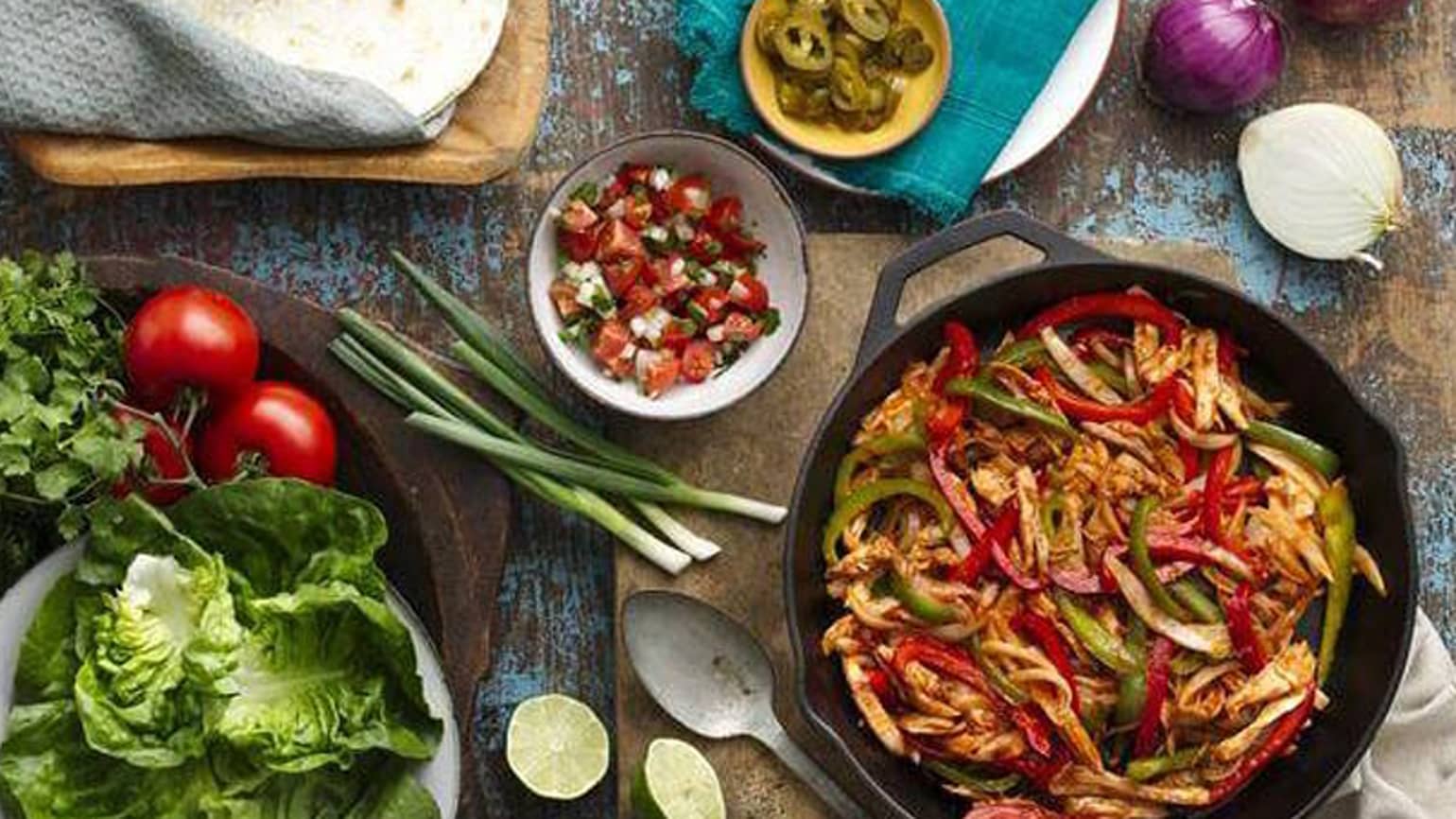 bbq-fajita-kebabs-with-grilled-vegetables